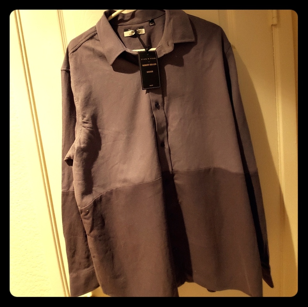 COPY - Brand New Five Four Two Toned Button Up